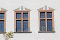 Detail of window trim on Renaissance section of Kurfürstlicher Palace. Trier, Germany.