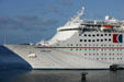Jubilee cruise ship bow. Dominica.