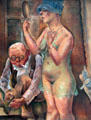 Man & Woman painting by George Grosz at Lenbachhaus. Munich, Germany.