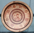 Greek terracotta plate with duck design from Eastern Greece at Antikensammlungen. Munich, Germany.