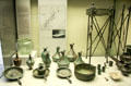 Roman-era bronze & glass grave hoard found near Augsburg at Bavarian State Archaeological Collection. Munich, Germany.