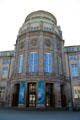 Main entrance portal of Deutsches Museum. Munich, Germany.