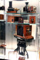Collection of early cameras & projectors at Deutsches Museum. Munich, Germany.