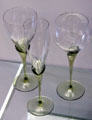 Stemmed drinking glasses by Rosenthal AG of Amberg at Deutsches Museum. Munich, Germany.