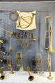 Trumpets & other horns at Deutsches Museum. Munich, Germany.