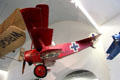 Fokker Dr. I triplane WWI fighter at Deutsches Museum. Munich, Germany.