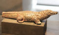 Cult statue of crocodile of copper from Fayum? at Museum Ägyptischer Kunst. Munich, Germany.