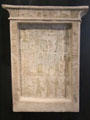 Stela of Hereditary Prince Sobeknakht of alabaster from Amarna? at Museum Ägyptischer Kunst. Munich, Germany.