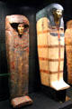 Egyptian coffins & at Museum Ägyptischer Kunst. Munich, Germany.