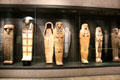 Egyptian coffins at Museum Ägyptischer Kunst. Munich, Germany.