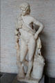 Roman copy of statue of leaning satyr original by Praxiteles at Glyptothek. Munich, Germany.