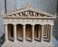 Model of Temple of Aphaia on Aegina at Glyptothek. Munich, Germany.