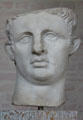 Roman Emperor Claudius portrait head at Glyptothek. Munich, Germany.