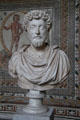 Roman Emperor Marcus Aurelius portrait bust at Glyptothek. Munich, Germany.