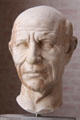 Roman politician portrait head at Glyptothek. Munich, Germany.