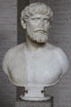 Architect Apollodorus of Damascus portrait bust at Glyptothek. Munich, Germany.