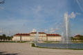 Fountains of New Schleißheim Palace. Munich, Germany.