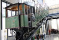 Steam-driven cogwheel car #10 from Pilatusbahn at Deutsches Museum Transport Museum. Munich, Germany.