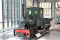 Construction site light railway steam locomotive by Krauss & Cie. at Deutsches Museum Transport Museum. Munich, Germany.