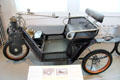 Cyklonette 3-wheel motorbike by Cyklon Maschinenfabrik, Berlin at Deutsches Museum Transport Museum. Munich, Germany.