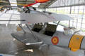 Wing & hatch detail of Dornier DO24 flying boat at Deutsches Museum Flugwerft Schleissheim. Munich, Germany.