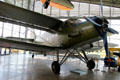 Antonov AN-2 made in USSR for use by Warsaw Pact countries at Deutsches Museum Flugwerft Schleissheim. Munich, Germany.