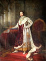 King Ludwig I of Bavaria portrait by Andreas Theodor Mattenheimer at Alte Pinakothek. Munich, Germany.