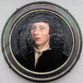 Derich Born portrait by Hans Holbein the Younger at Alte Pinakothek. Munich, Germany.