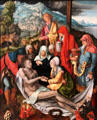 Lamentation of Christ painting by Albrecht Dürer at Alte Pinakothek. Munich, Germany.