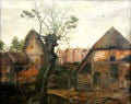 Farmstead landscape painting by Cornelis van Dalem at Alte Pinakothek. Munich, Germany.