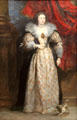 Sebilla Vanden Berghe portrait by Anthony van Dyck at Alte Pinakothek. Munich, Germany.