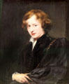 Young self-portrait by Anthony van Dyck at Alte Pinakothek. Munich, Germany.