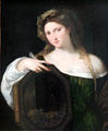 Earthly Vanity painting by Titian at Alte Pinakothek. Munich, Germany