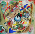 Dream Improvisation painting by Wassily Kandinsky at Pinakothek der Moderne. Munich, Germany.