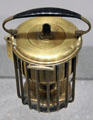 Tea kettle with warmer by Wolfgang von Wersin for Hirsch of Munich at Pinakothek der Moderne. Munich, Germany.