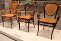 Bentwood armchairs by Thonet Brothers of Vienna at Pinakothek der Moderne. Munich, Germany.