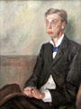 Eduard Graf von Keyserling portrait by Lovis Corinth at Neue Pinakothek. Munich, Germany.