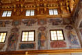 Frescos of Emperors: Henricus sanc; Fridericus Ahenobarbus & Maximilianus I in Goldener Saal at Augsburg Rathaus. Augsburg, Germany.