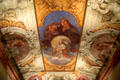 Rococo painting with scenes from Greek Mythology at Maximilian Museum. Augsburg, Germany.