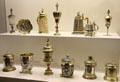 Collection of Augsburg gold & silver work at Maximilian Museum. Augsburg, Germany.