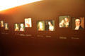 Reproductions of portraits of Mozart family at Mozarthaus Museum. Augsburg, Germany.