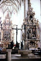 Renaissance altars of Sts. Ulrich & Afra Basilica considered masterpieces of German sculpture of period. Augsburg, Germany.