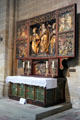 Altar depicting life of Virgin Mary at Bamberg Cathedral. Bamberg, Germany.