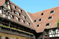 Roof architecture of Old Court. Bamberg, Germany.