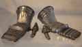 Iron armor gaunts at Bamberg City Museum. Bamberg, Germany.