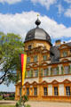 Corner tower of Seehof Palace. Bamberg, Germany.