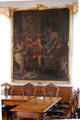 Painting by Johann Anwander in Bamberg Old Town Hall Rococo meeting room. Bamberg, Germany.