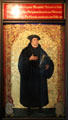 Painting of Martin Luther in Reformers Room at Coburg Castle. Coburg, Germany.