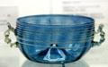 Blue glass bowl from Castille or Catalonia at Coburg Castle. Coburg, Germany.