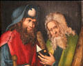 Apostles James Greater & Andrew painting by workshop of Lucas Cranach the Elder at Coburg Castle. Coburg, Germany.